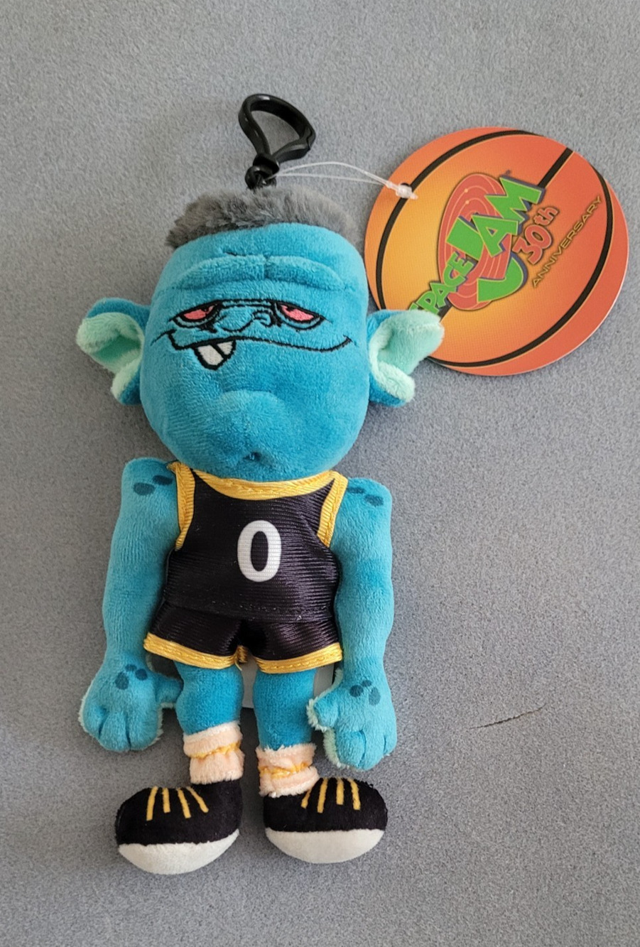 WB/SPACE JAM 30th Anniversary Monstar Blanko Plush Dangler/Hanger Clip-New/Tags!